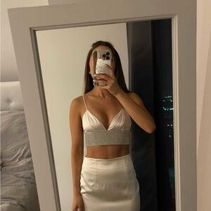 Meshki Diamanté Sparkly Skirt Set